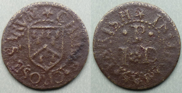 Salisbury, I P (D) CHEESE CROSE farthing token